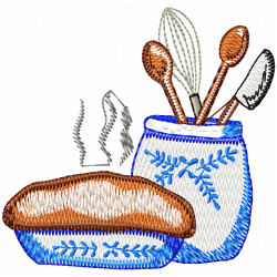 Foods And Sweets Embroidery Design 8